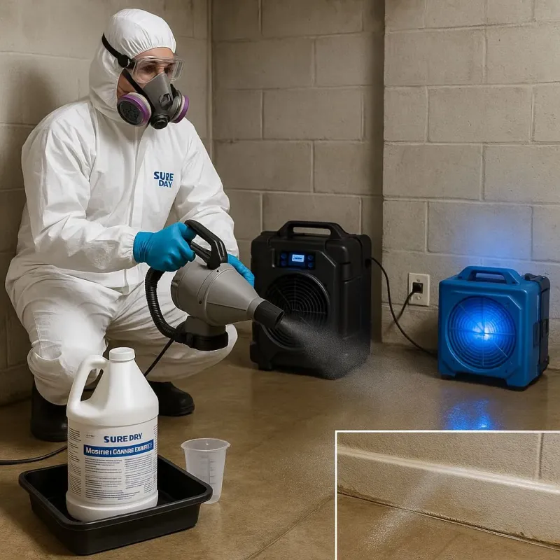 Sanitization and Odor Removal process in Wedgefield, FL