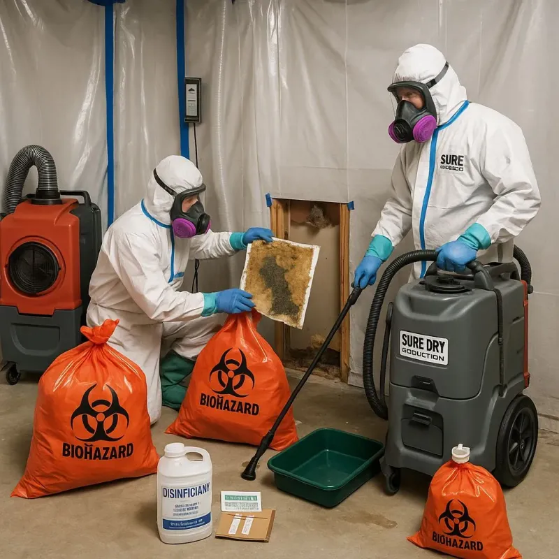 Contaminated Water Handling Protocols process in Wedgefield, FL